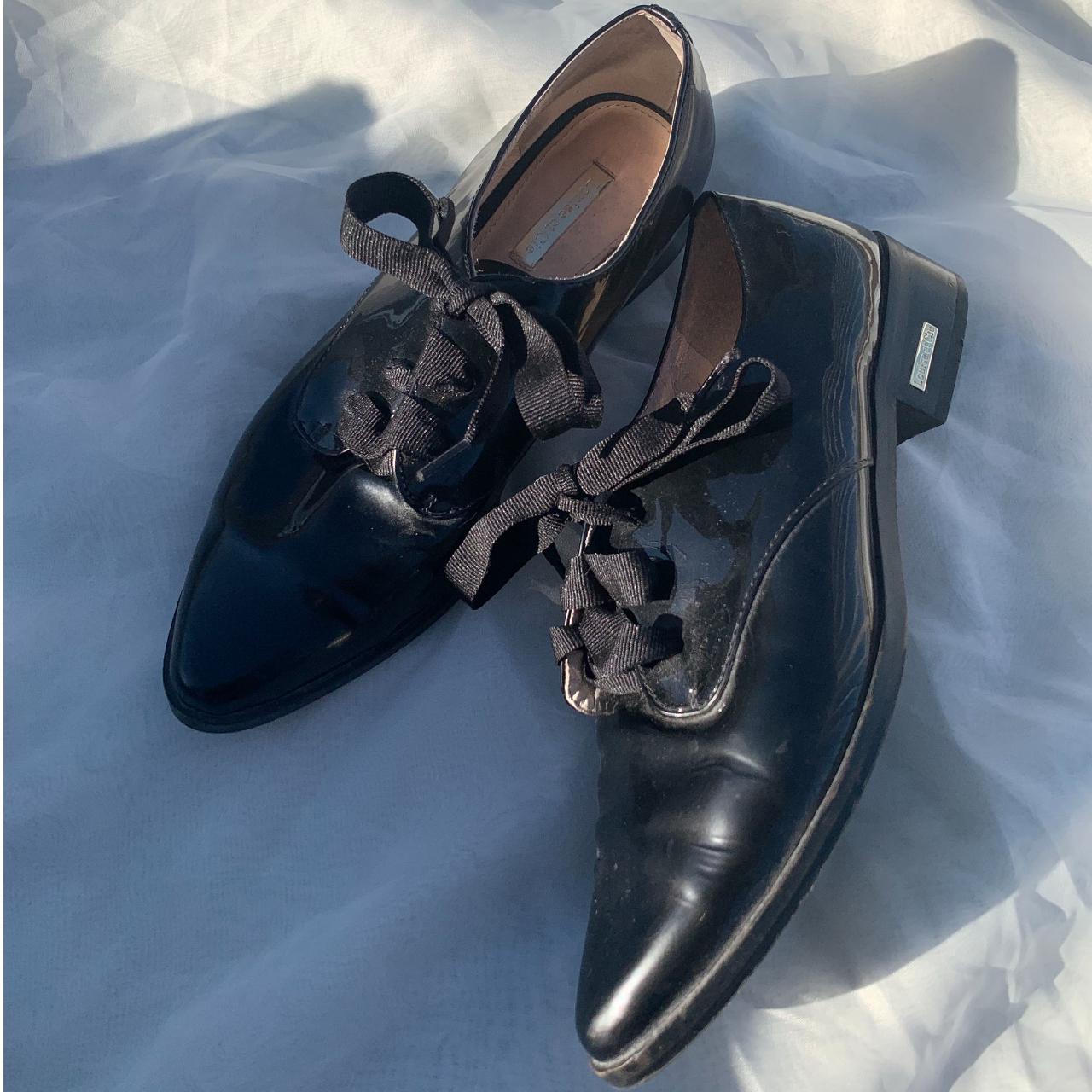 Louise et Cie 'Adwin' Oxfords size 8.5 Black patent... - Depop