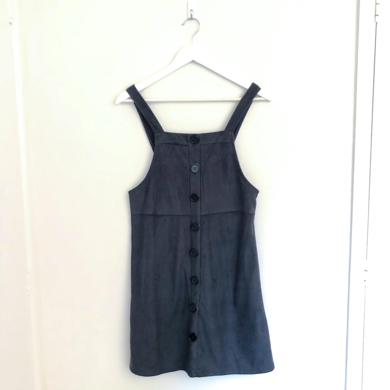 Primark, Women’s, size UK10, grey suede button up... Depop