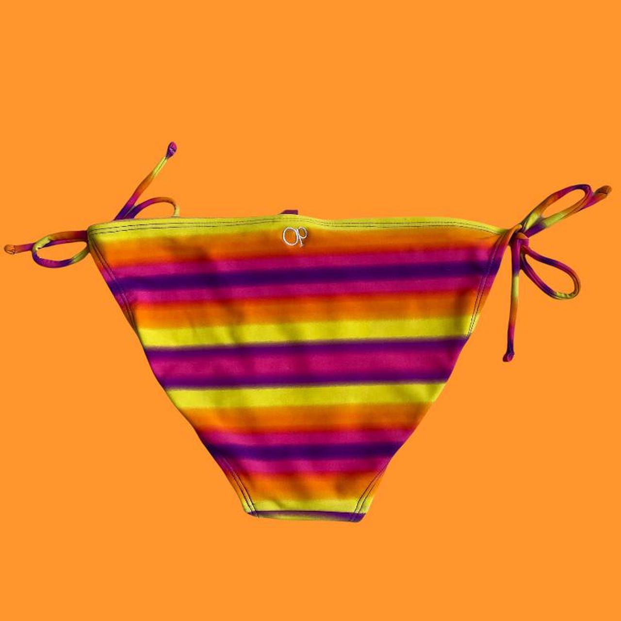 Product Image 1 - Y2k OPI neon stripped bikini