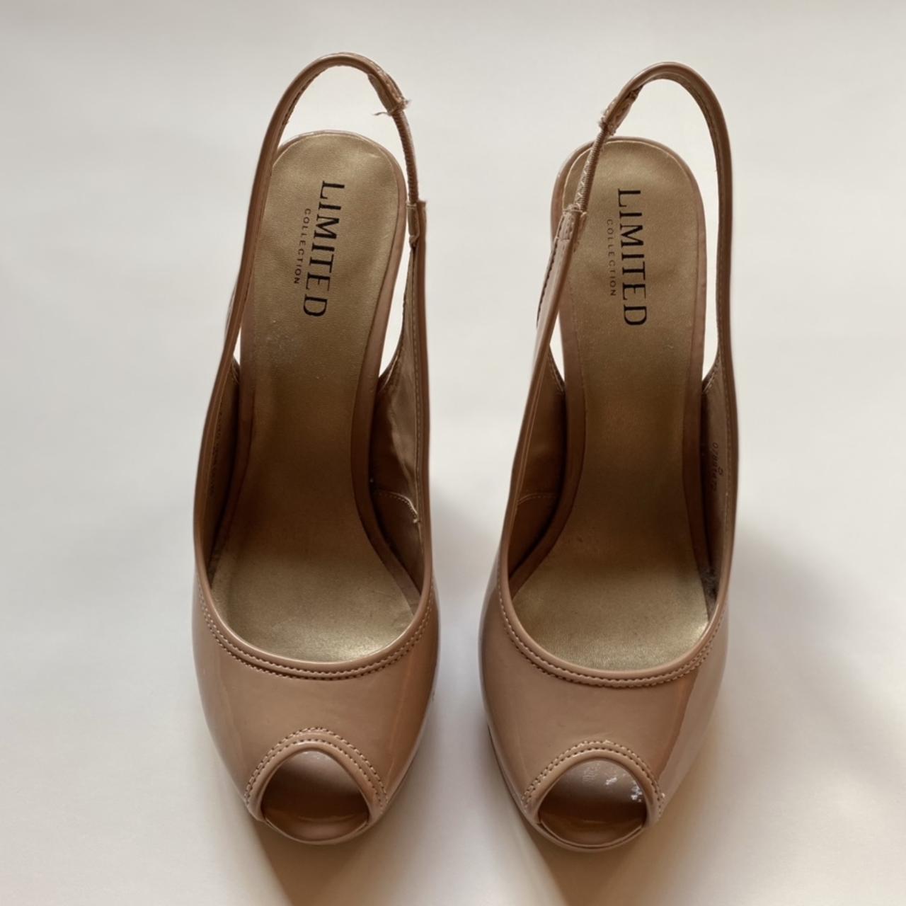 slingback heels nude
