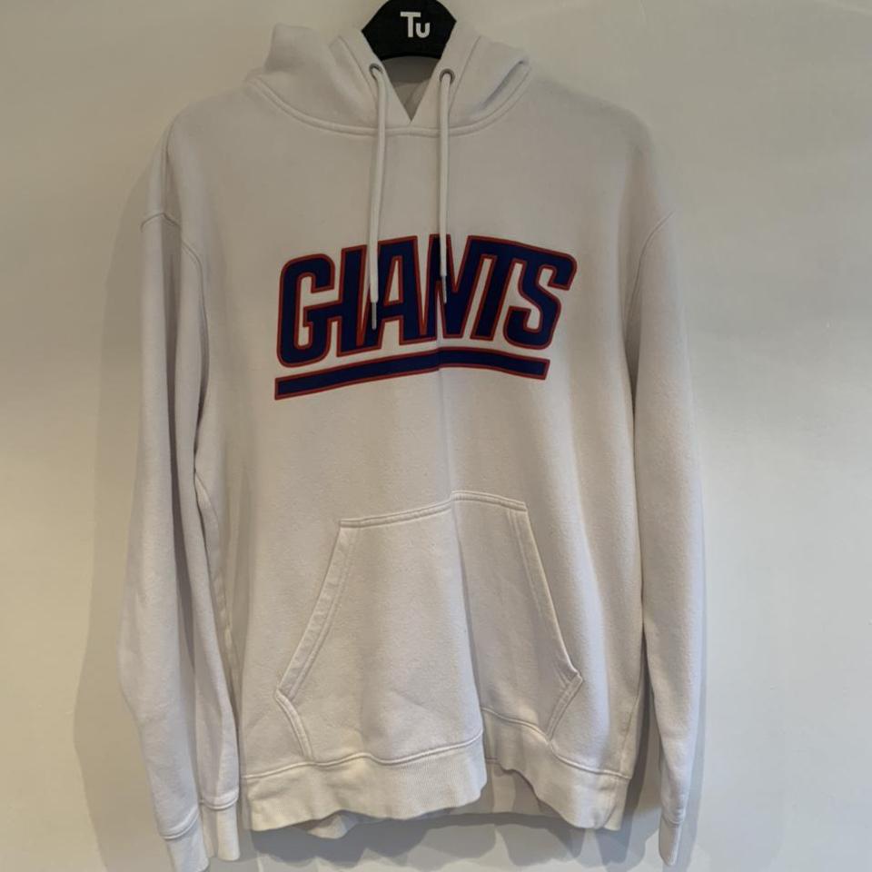 Vintage 80s New York Giants Sweatshirt. Electric - Depop