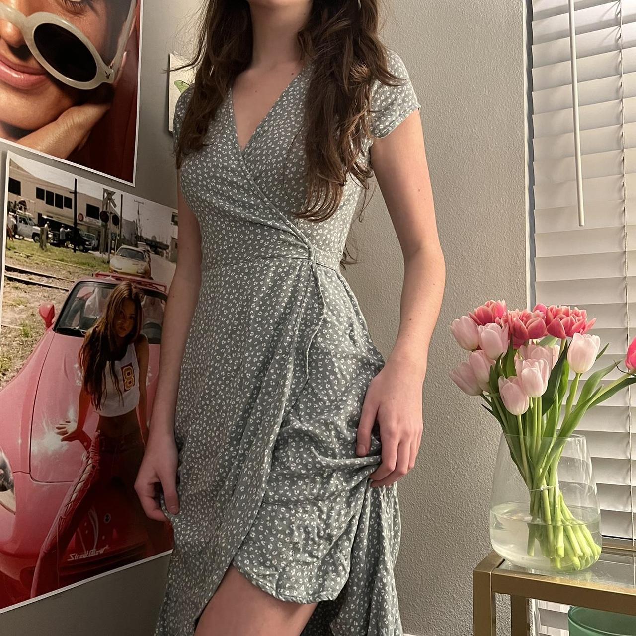 abercrombie wrap dress