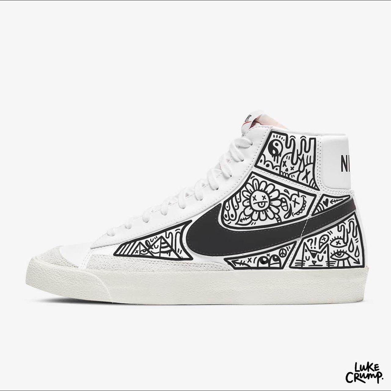 Nike discount blazer graffiti