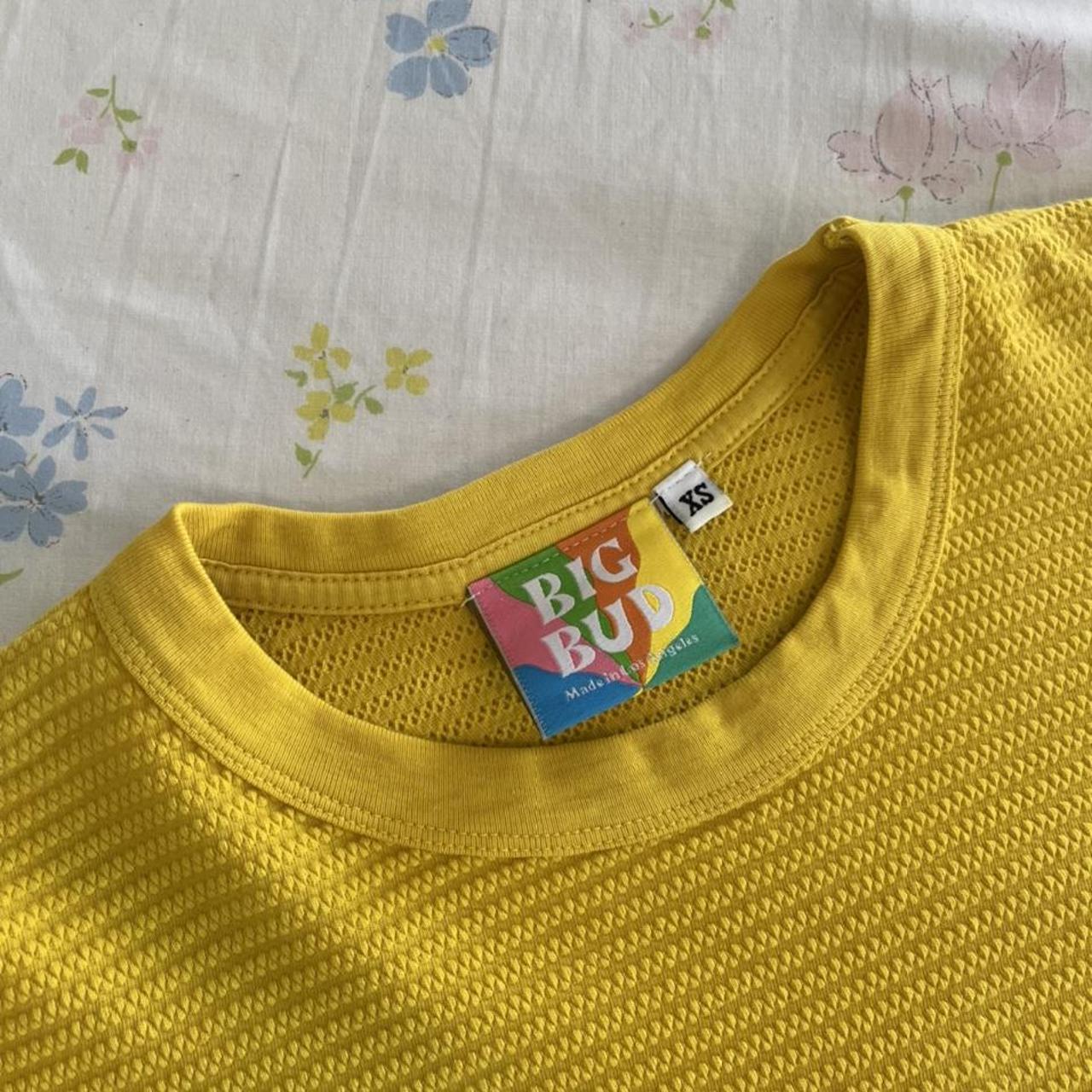 Big Bud Press Yellow Tee Size XS, small... Depop