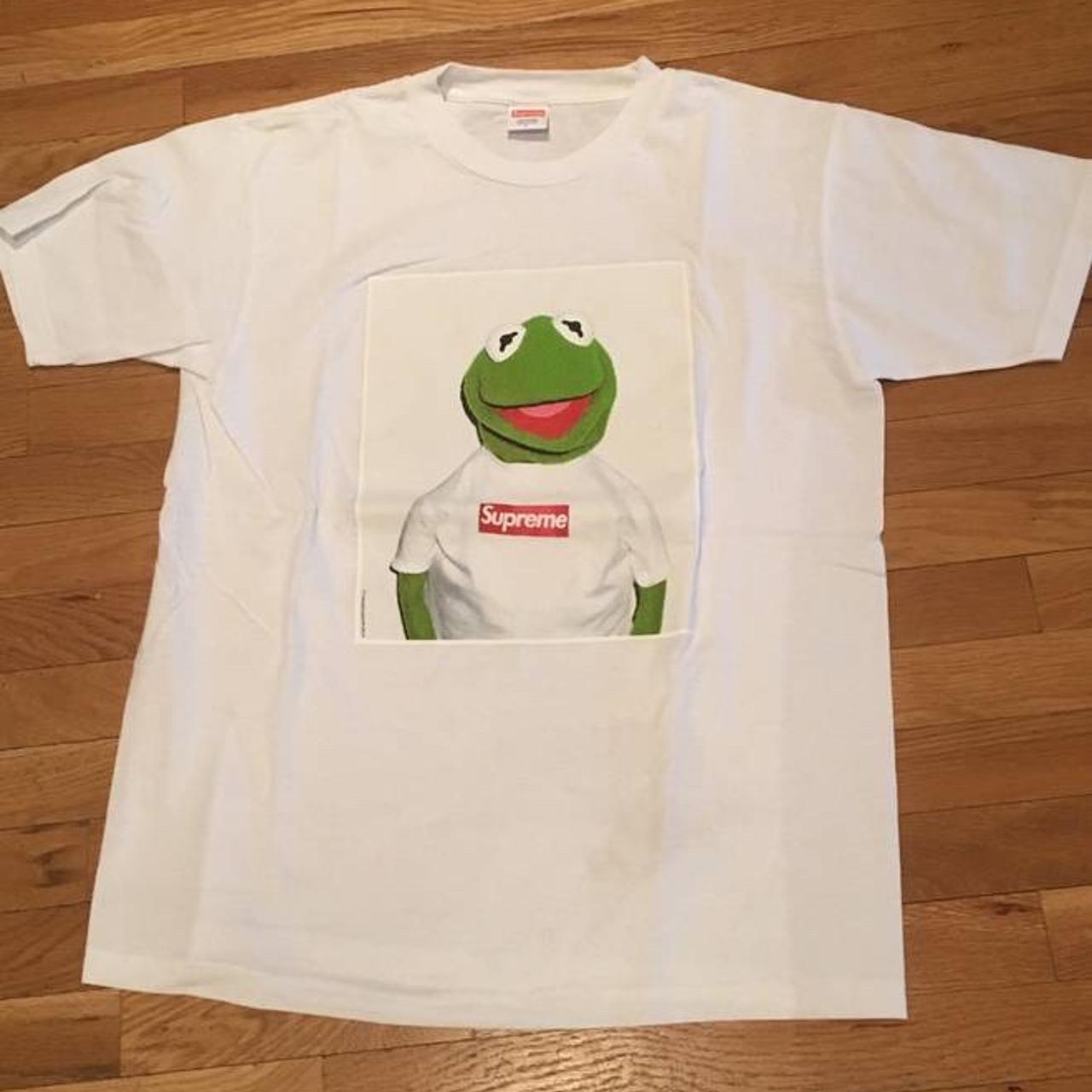Supreme Kermit The frog t shirt VNDS NO TAGS NO... Depop