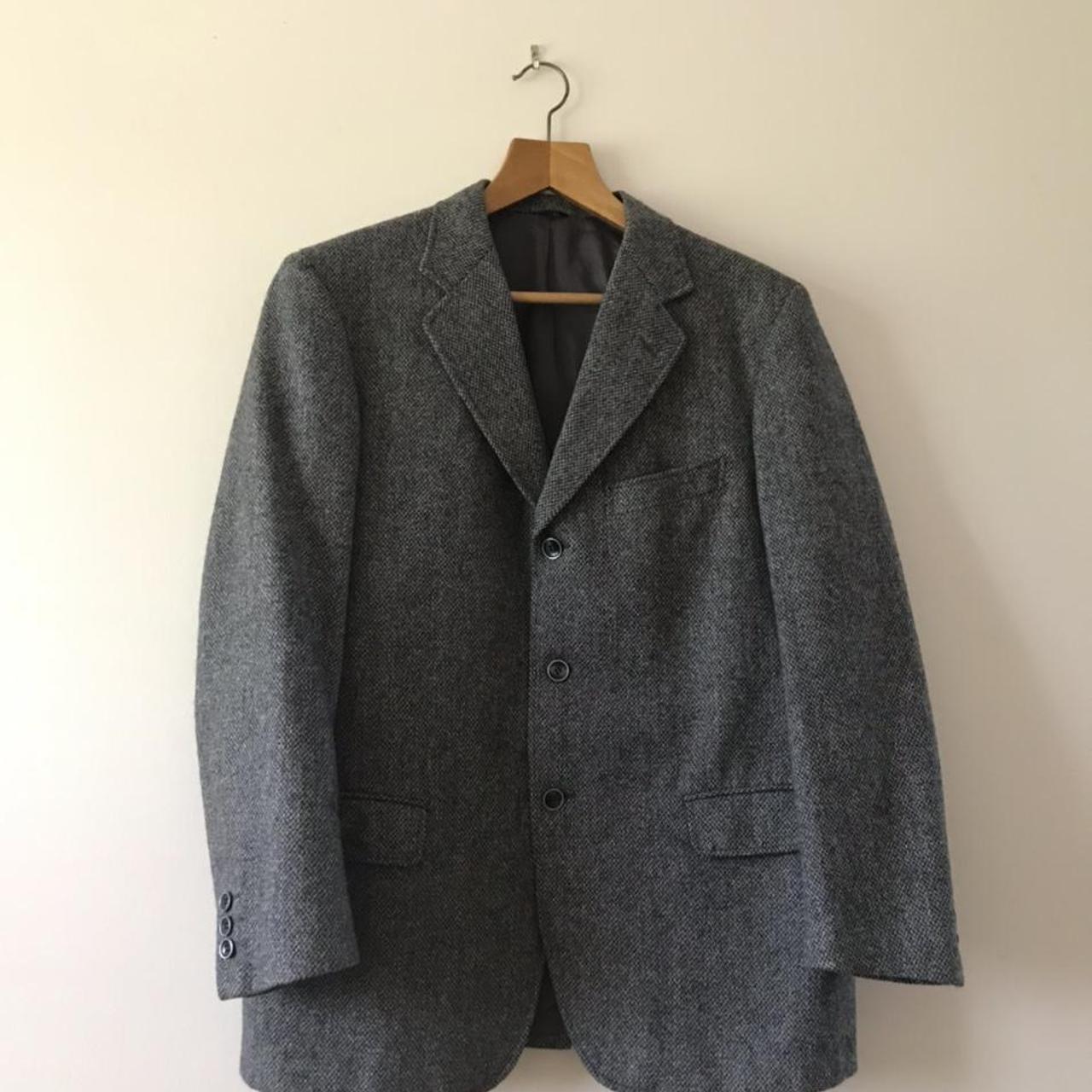 Grey tweed blazer / jacket. Lovely condition. Brand... - Depop
