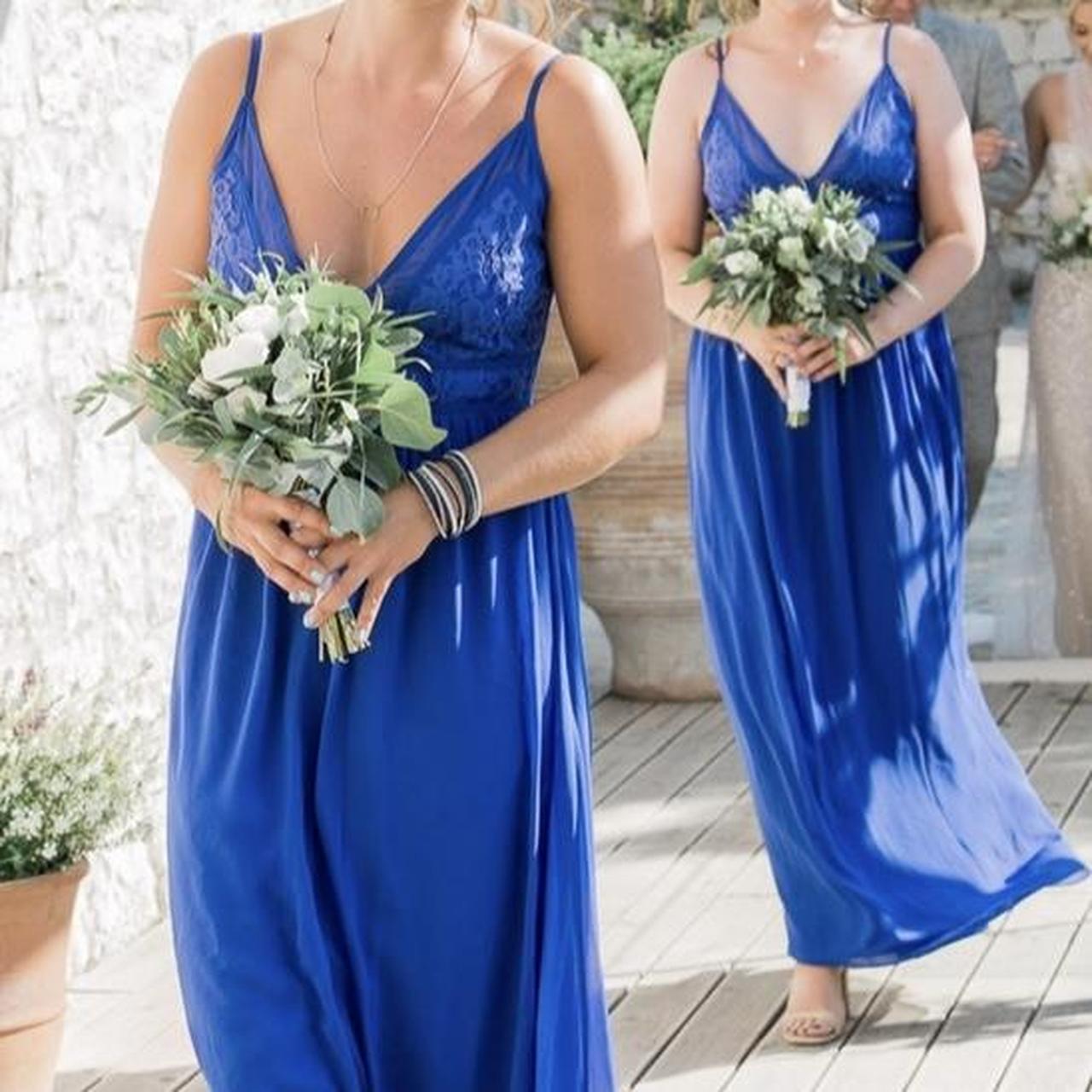 Missguided 2024 bridesmaid navy