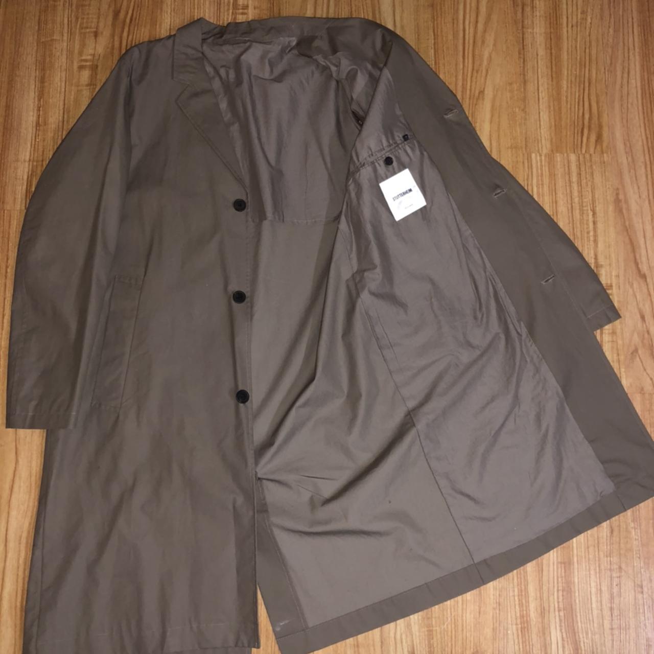 Product Image 2 - Long sleeve cotton-blend canvas raincoat