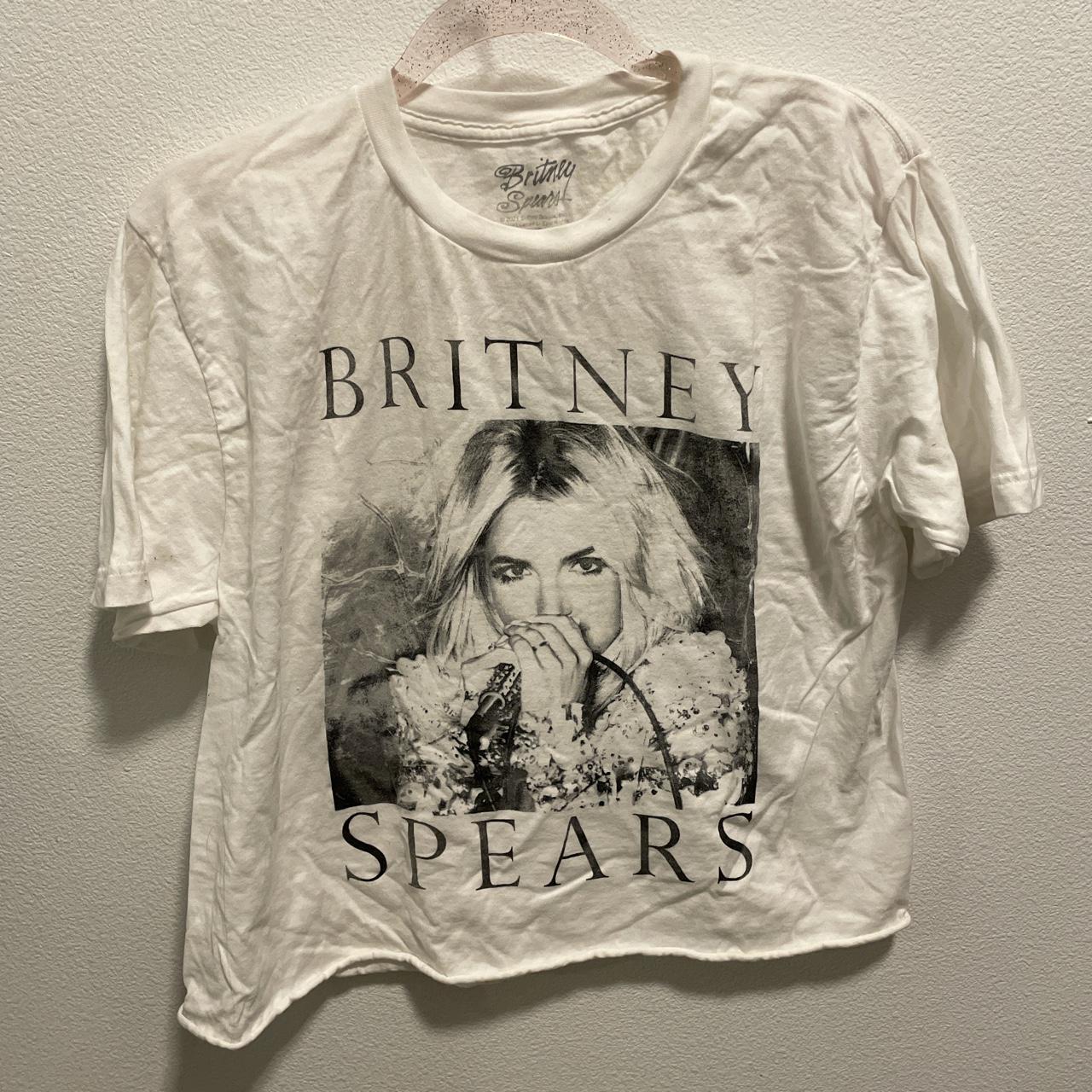 Britney Spears crop top in a size large... - Depop