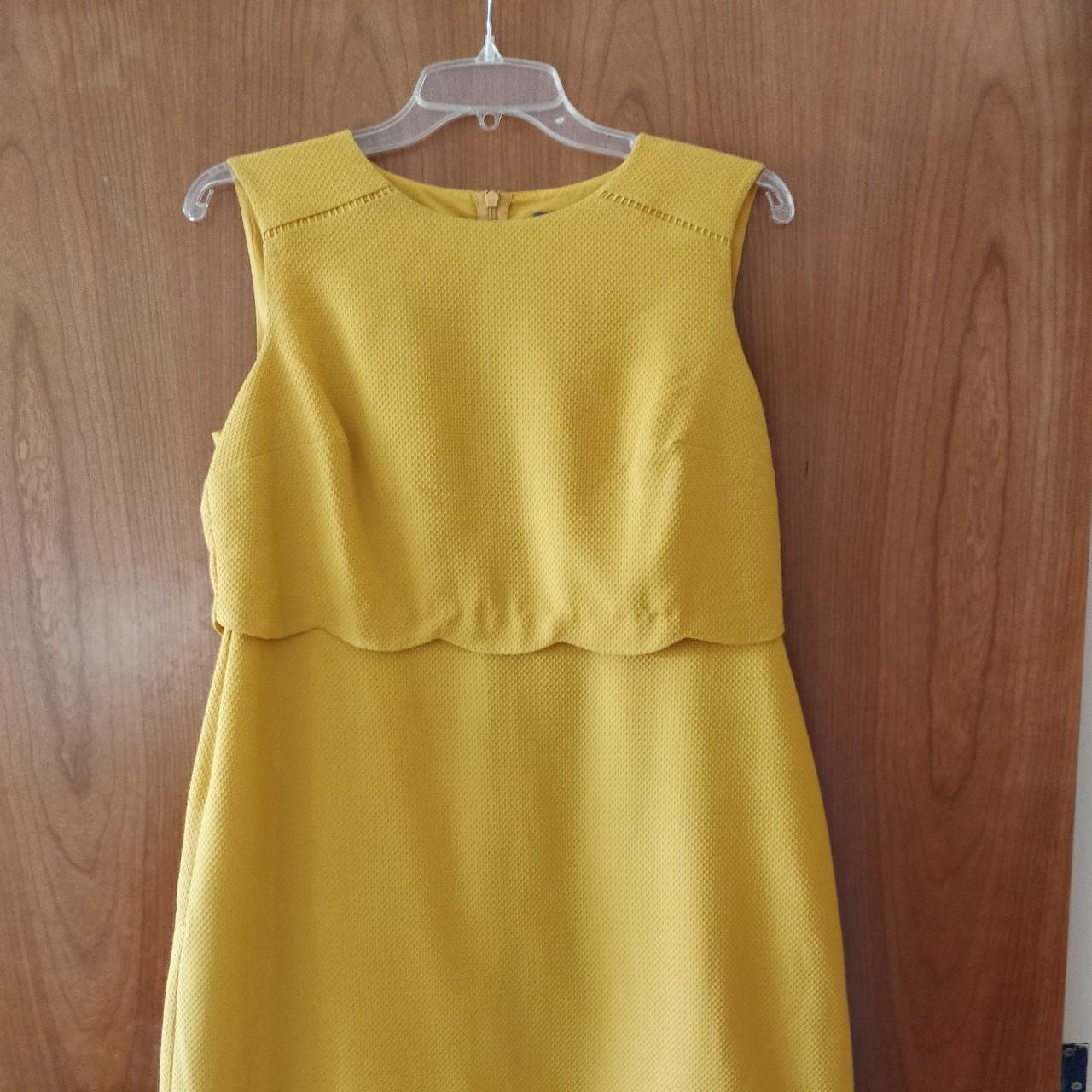 Oasis mustard outlet dress