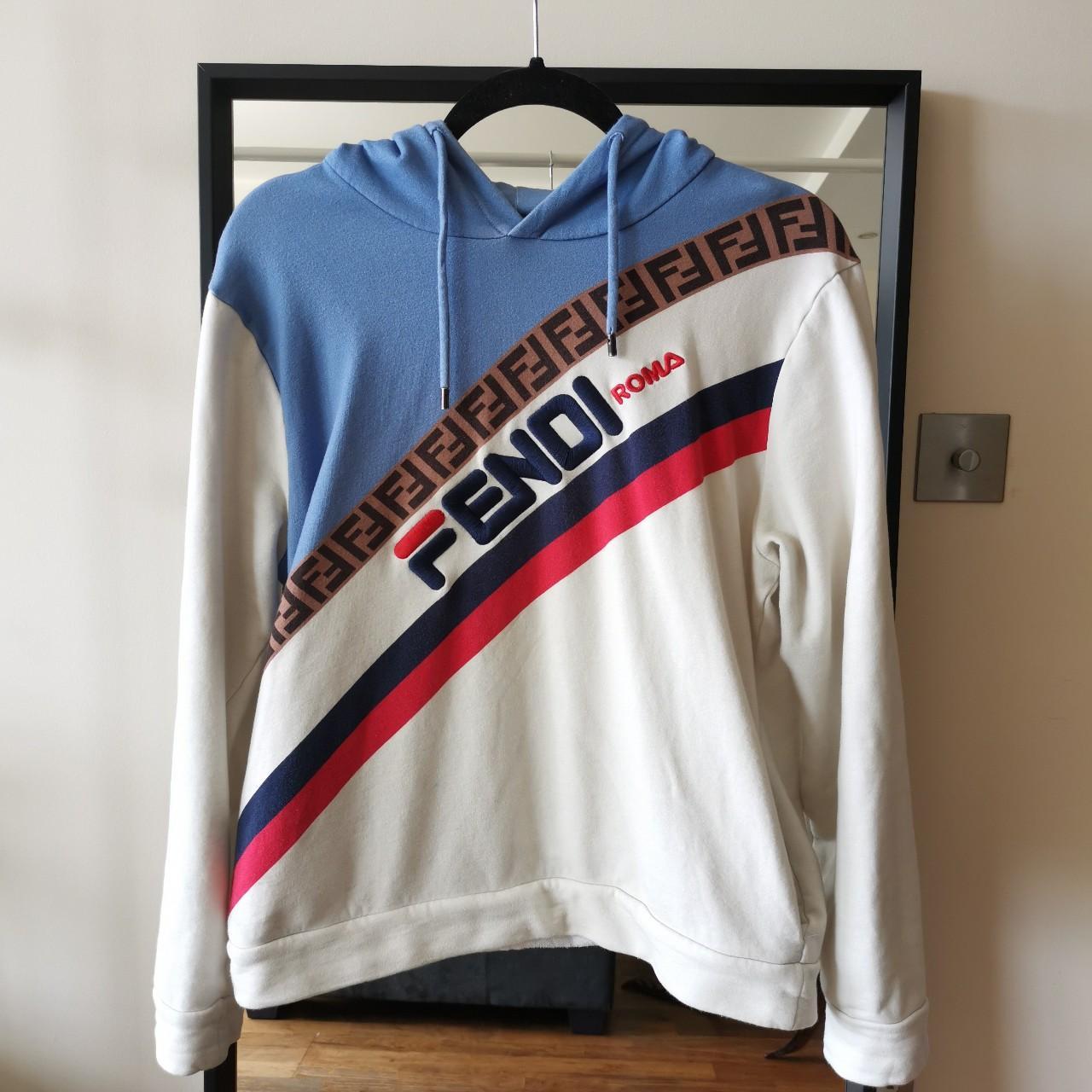 Fendi x fila hoodie hotsell