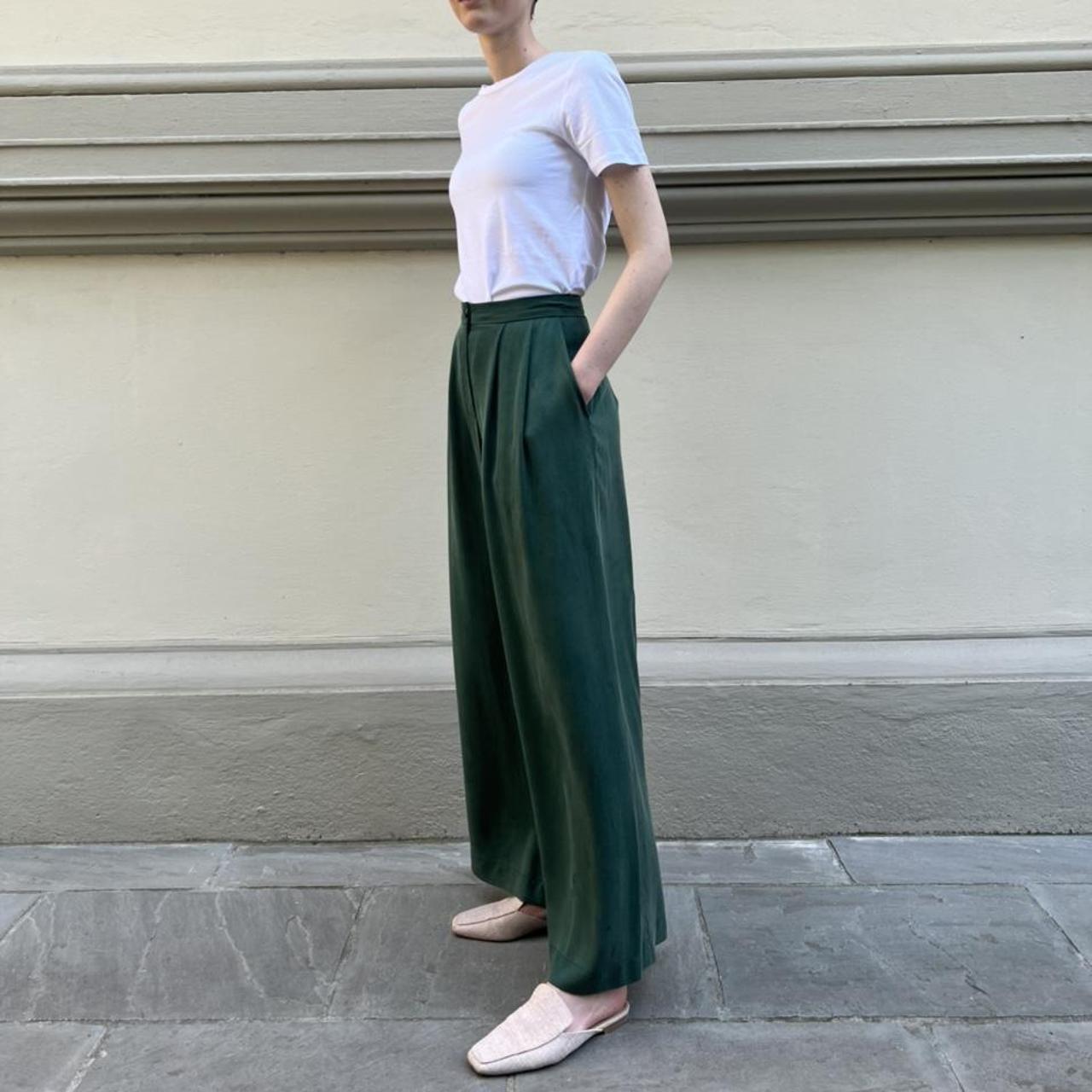 Product Image 3 - Pantalone palazzo con pieghe in