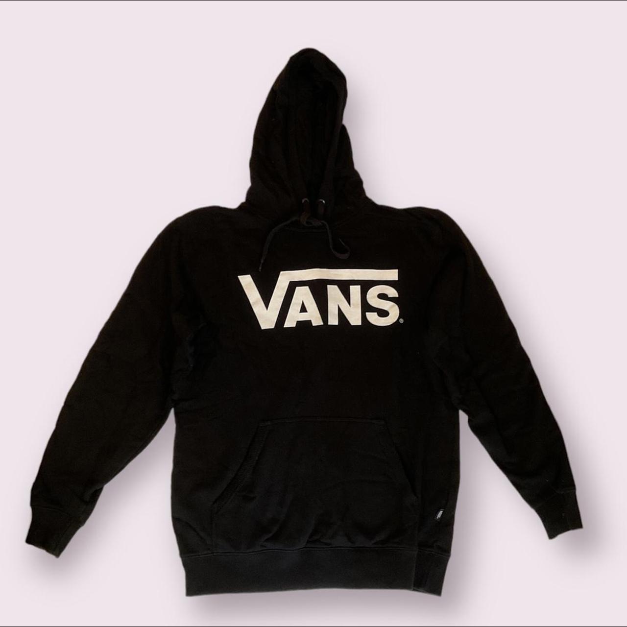 Vans Men's Black And White Hoodie 