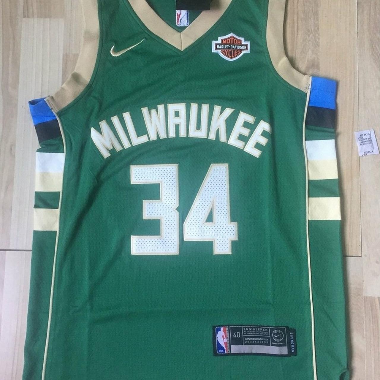 Milwaukee Bucks #34 Giannis Antetokounmpo jersey - Depop