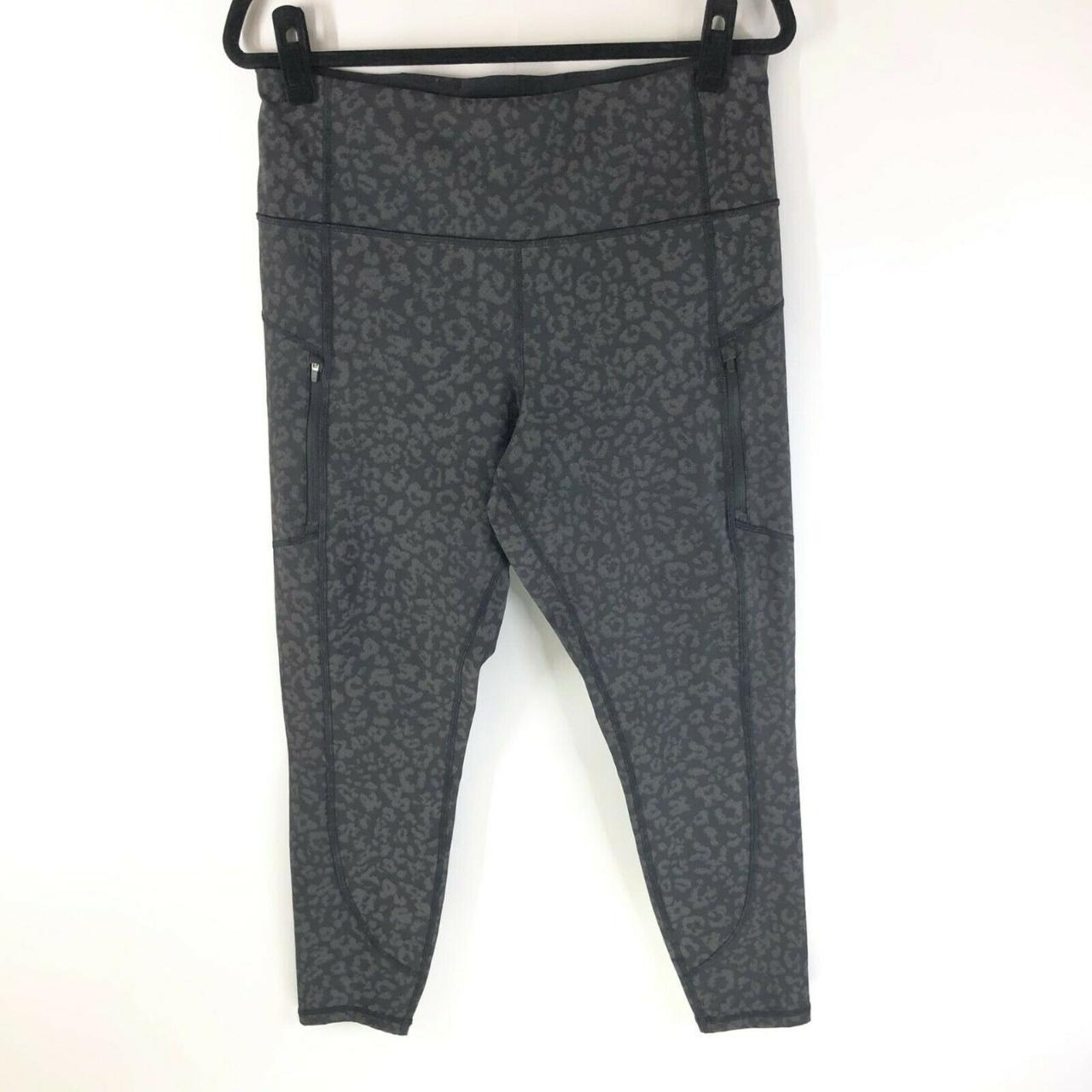 Athleta Womens Rainier Reflective Tight Leopard... Depop