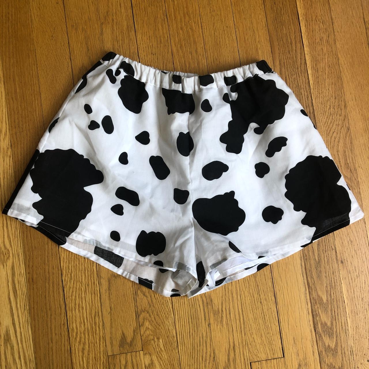 NOT FOR SALE Cow print shorts! Great for costumes.... - Depop