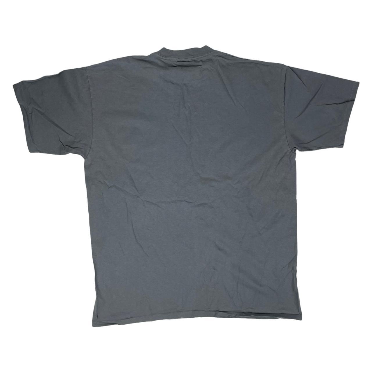 Vintage 90s Oobe Blank Grey Single Stitch Shirt Size... - Depop