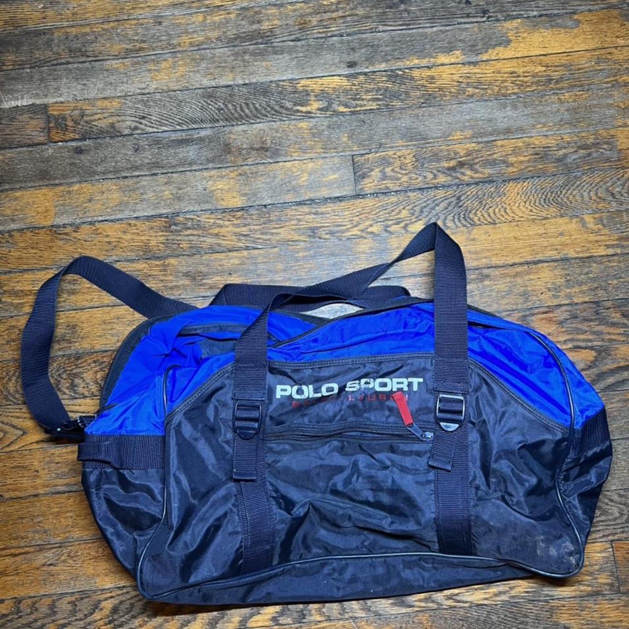 Vintage polo duffle top bag