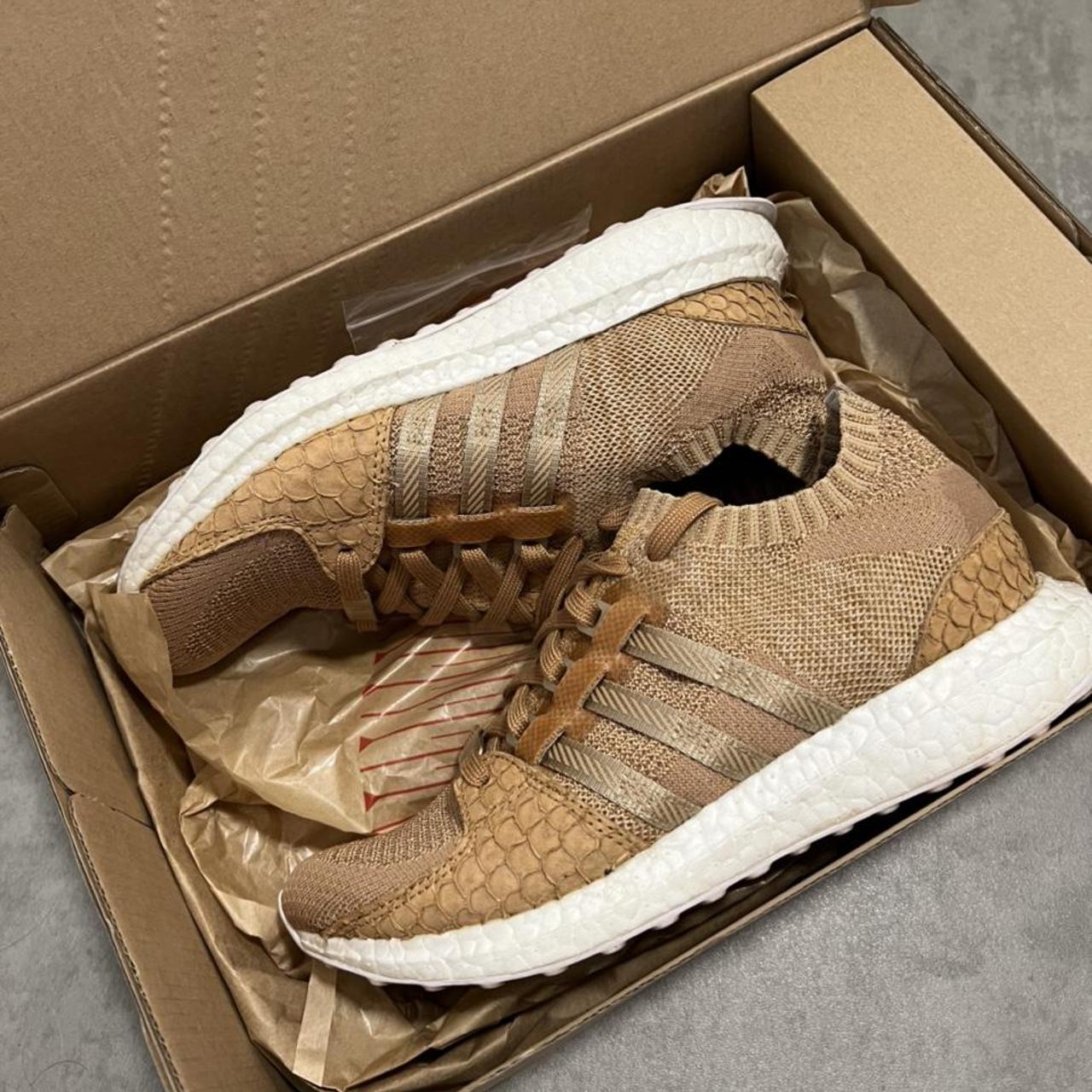 pusha t adidas brown paper bag