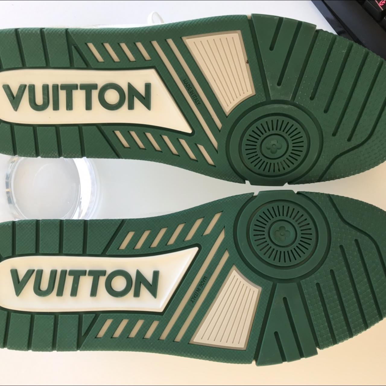 Louis Vuitton 'LV Trainer' US 12/LV 11 Green - Depop