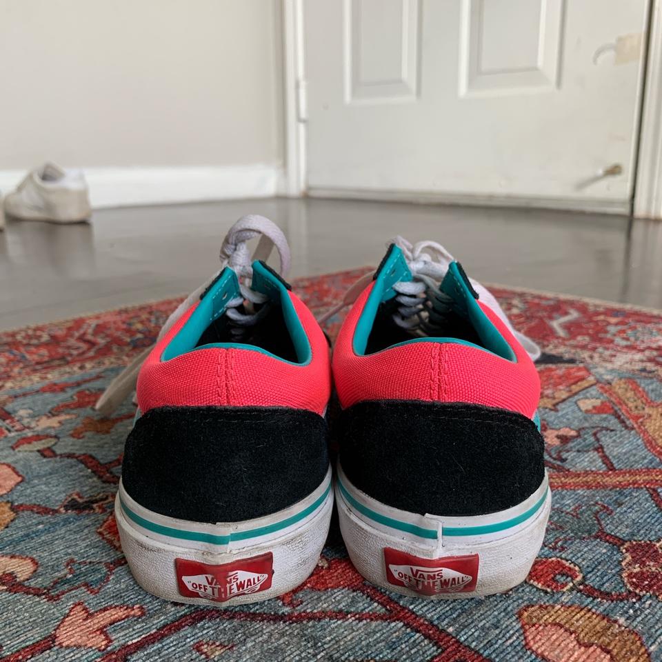 Pink and teal sales vans