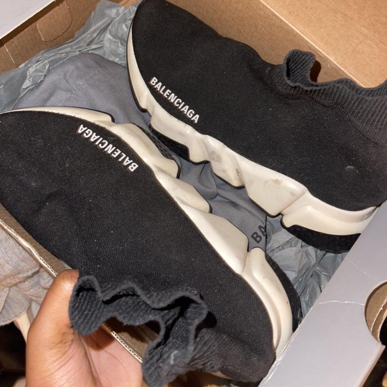 size 4 balenciaga sock trainers