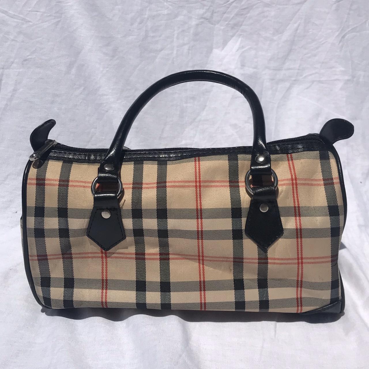 authenic Burberry speedy bag