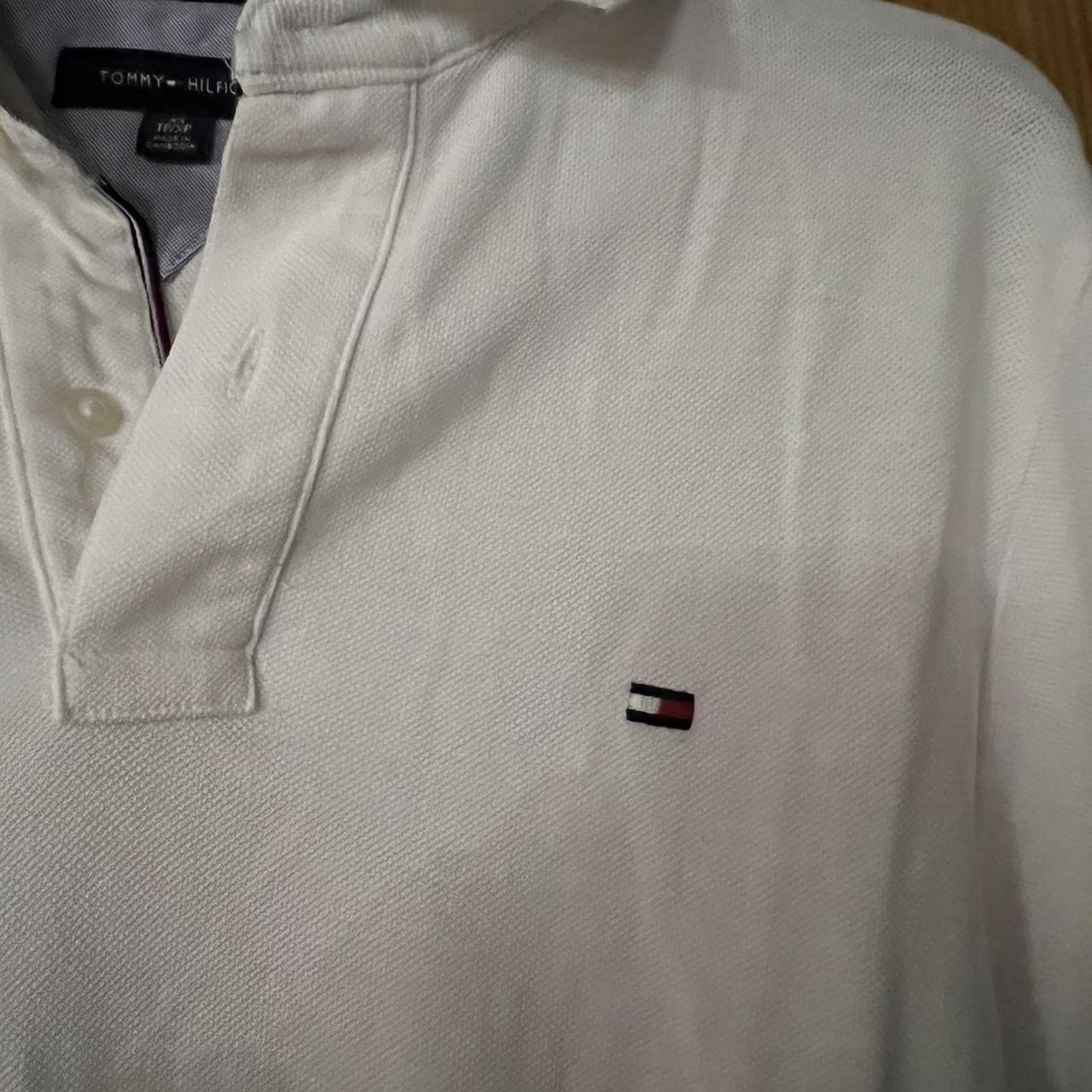 Tommy Hilfiger mens long sleeve polo Size XS Worn... - Depop