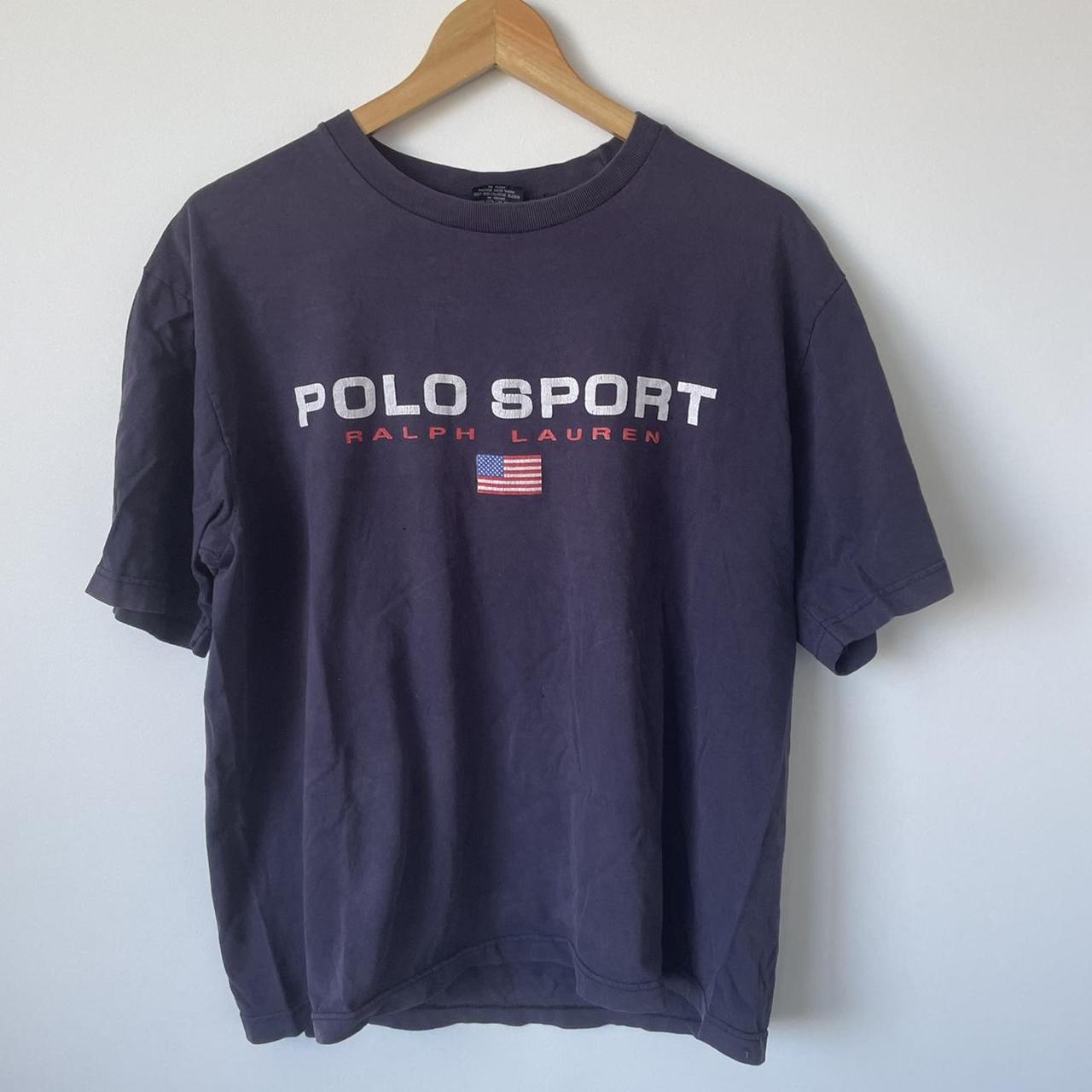 Polo Sport T-shirt, letting has some cracking and in... - Depop