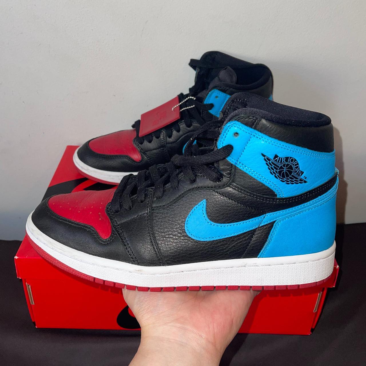 Nike Air Jordan Retro 1 high "UNC to CHI" Size 7.5... Depop