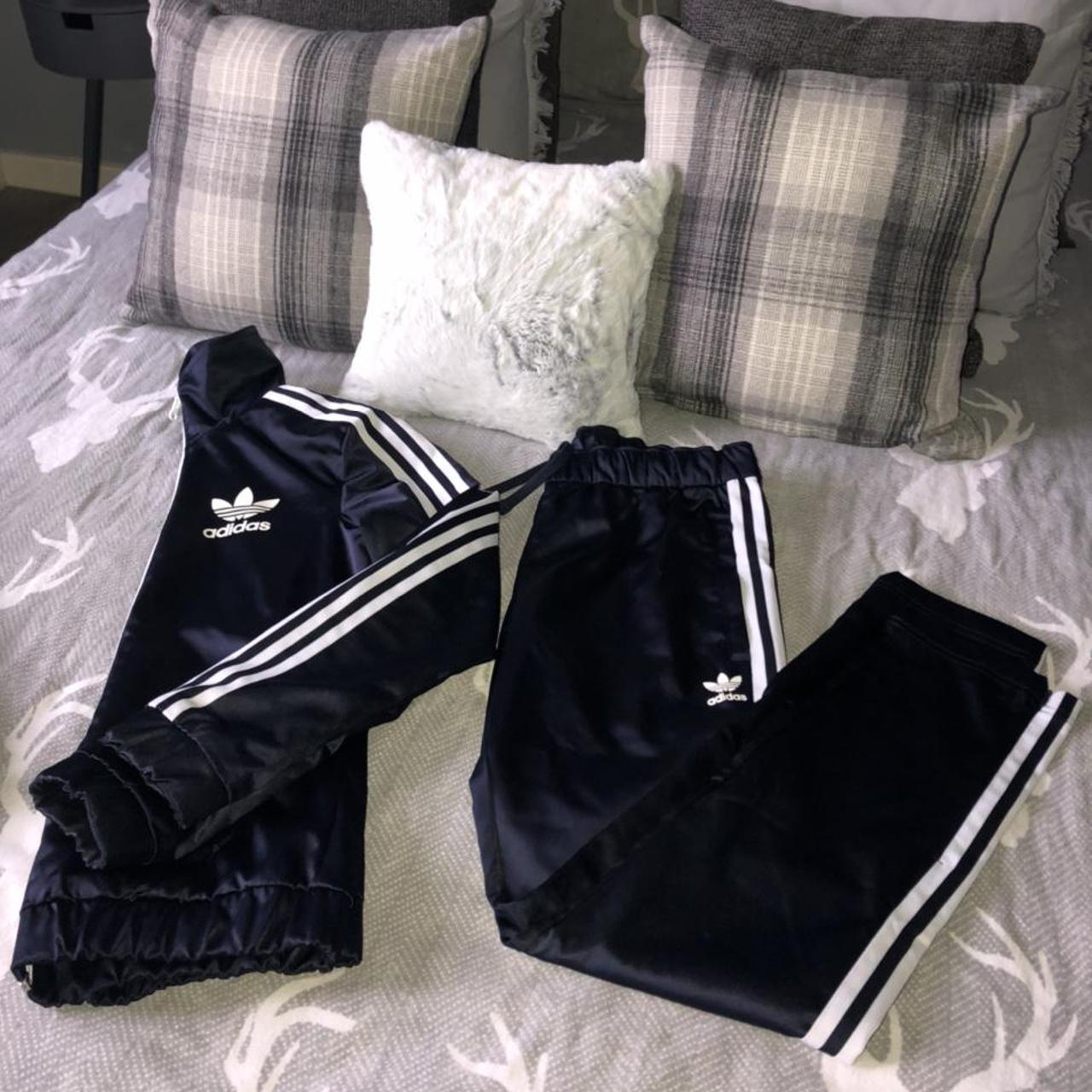 adidas tracksuit silk