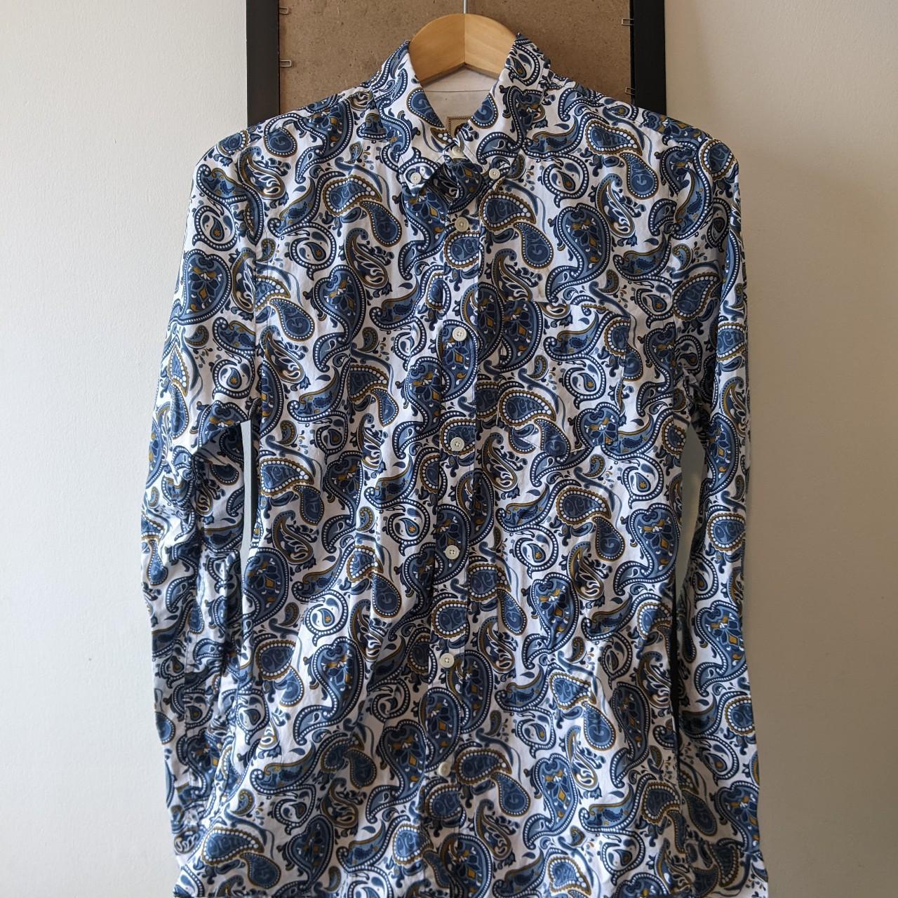 Pretty Green paisley shirt, barely worn. - Depop