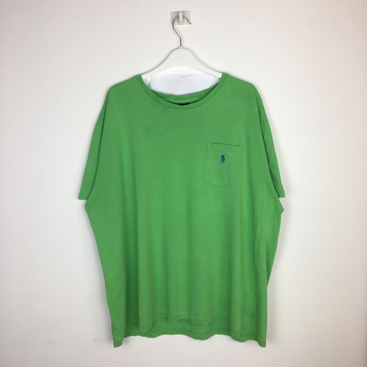 Polo Ralph Lauren Men's Green T-shirt | Depop