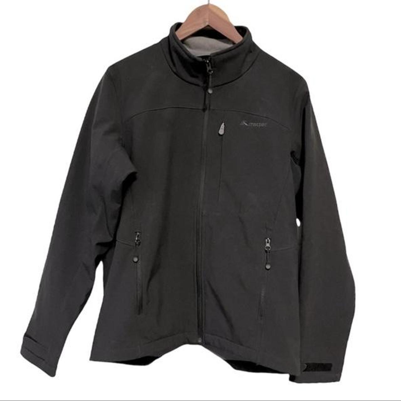 Macpac S Sabre Soft Shell jacket - black - water... - Depop