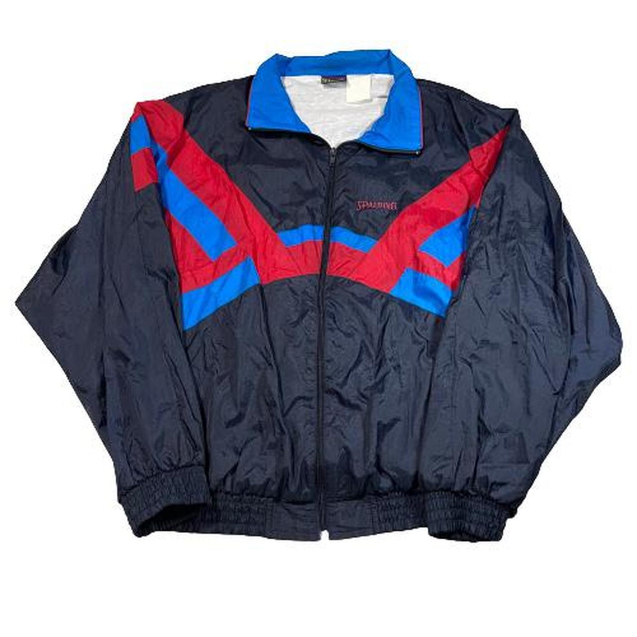 Vintage 90s Spalding windbreaker jacket. Fits like a... Depop