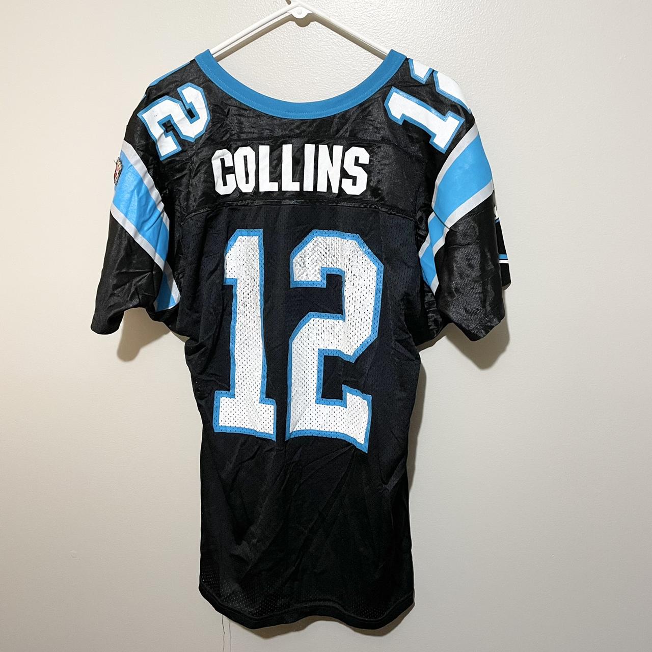 KERRY COLLINS CAROLINA PANTHERS VINTAGE 1990'S WILSON JERSEY ADULT XL -  Bucks County Baseball Co.