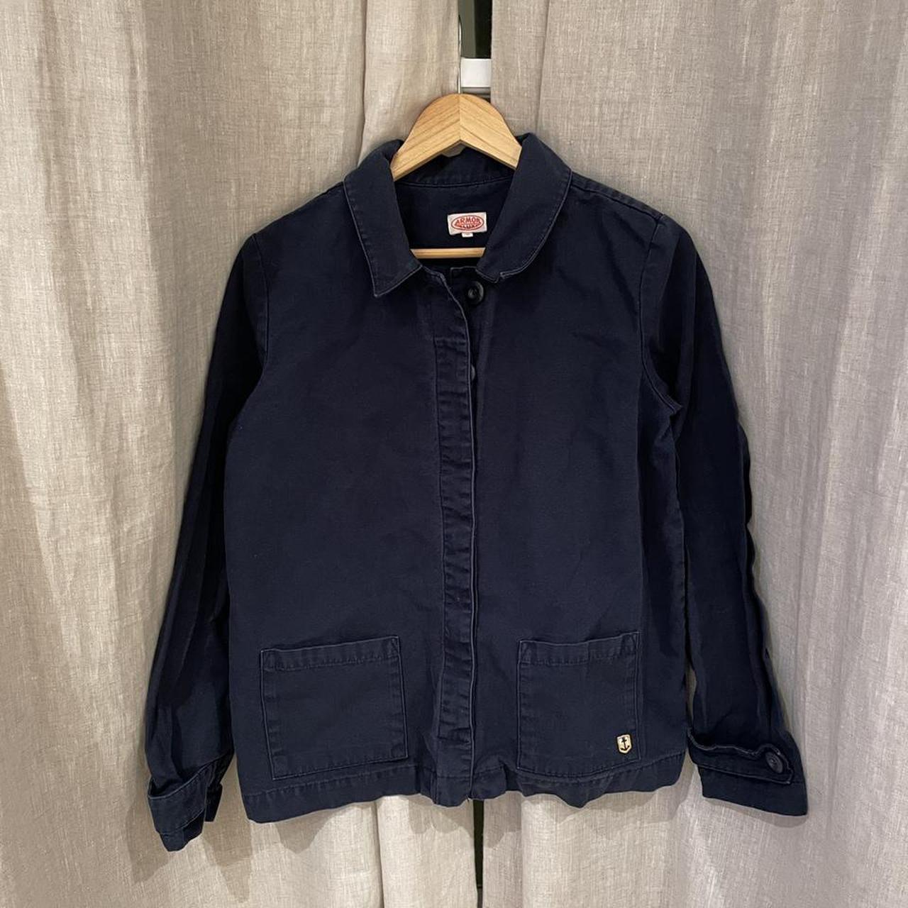 Armor Lux Fishermen’s Chore Jacket - Navy. Men’s... - Depop