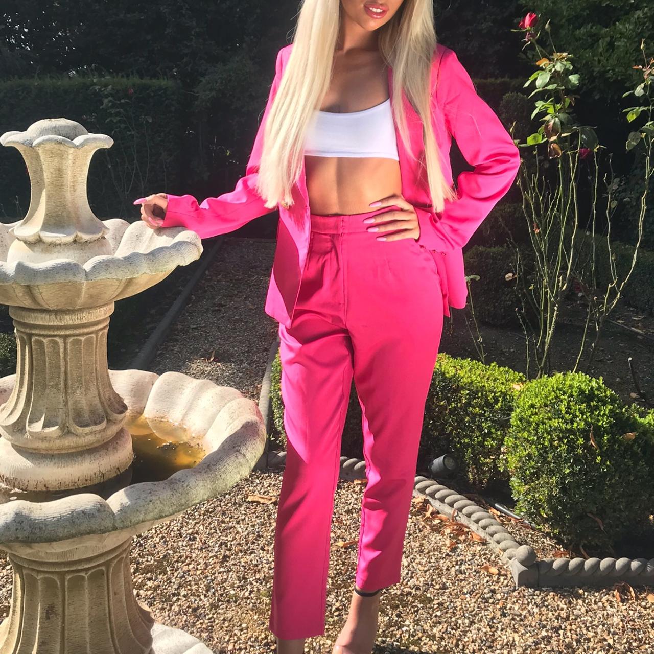 Fashion Nova Bright Pink Suit Size 6 8 Perfect Depop fashion-nova-bright-pink-suit-size-6-8-perfect-depop
