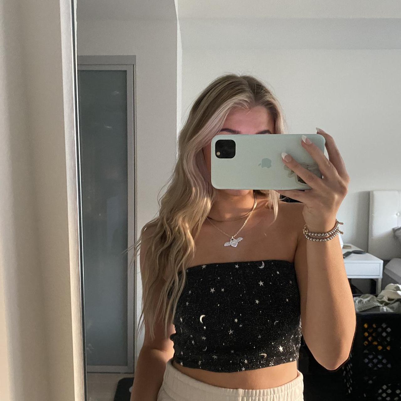 Windsor starry night tube top. Worn once, no flaws.... - Depop