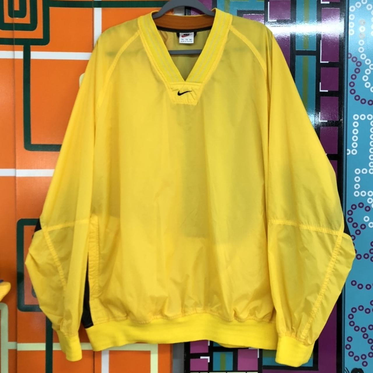 Y2K Nike Windbreaker set. Yellow upper windbreaker... Depop