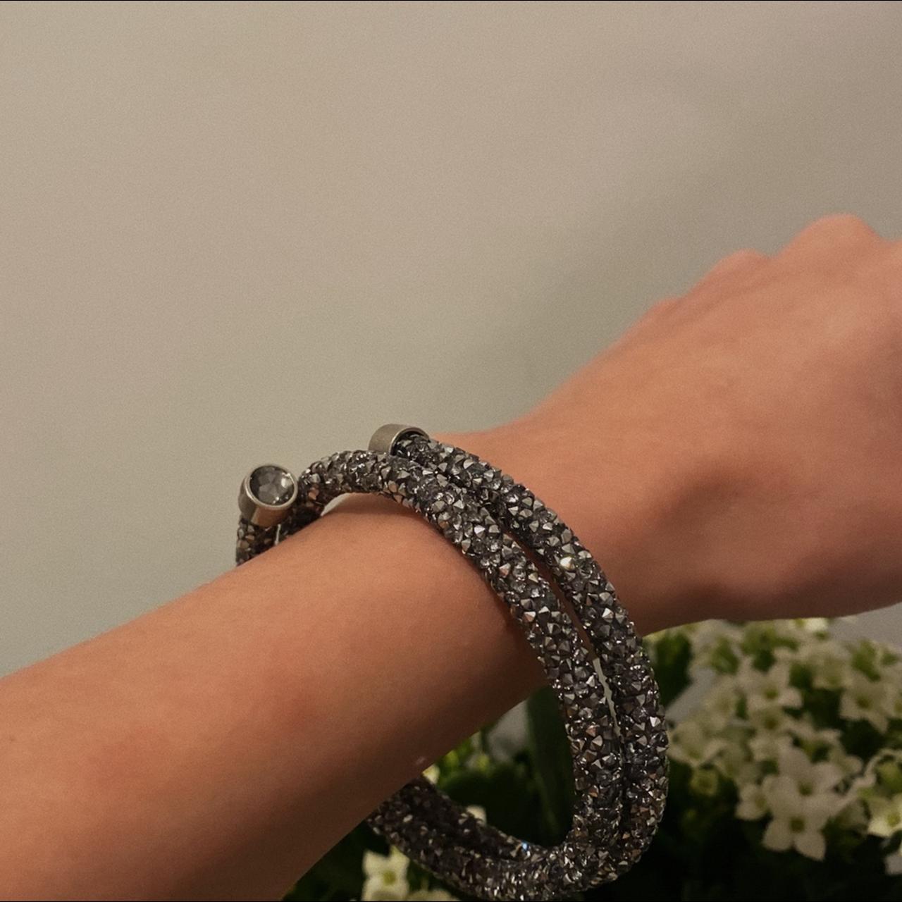Swarovski Crystaldust Double Bangle🤍 DM for Depop