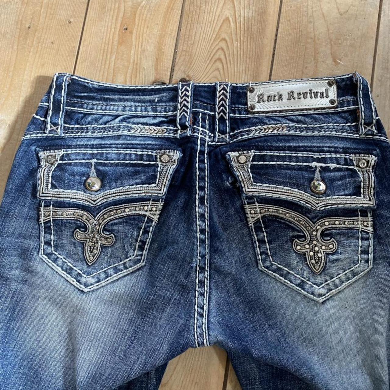 The pengest 90s rock revival bedazzled jeans, sister... - Depop