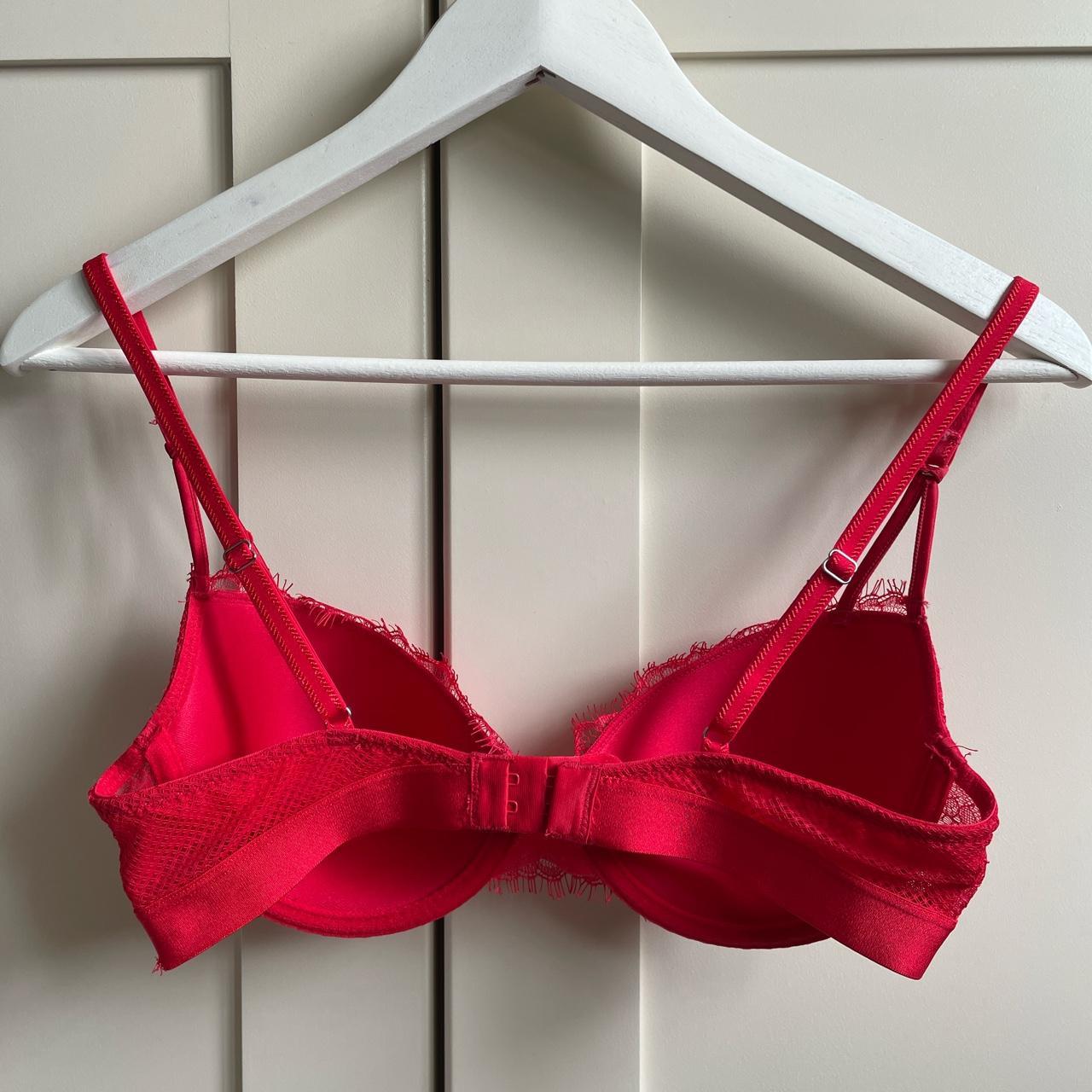 Boux Avenue Red Bra - Size 32D Never Worn As Bought... - Depop