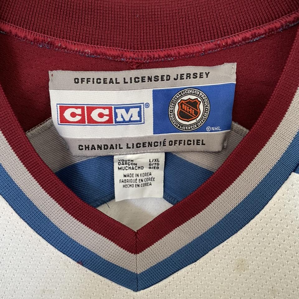 Vintage Colorado Avalanche Hockey Jersey - Tag Size: - Depop