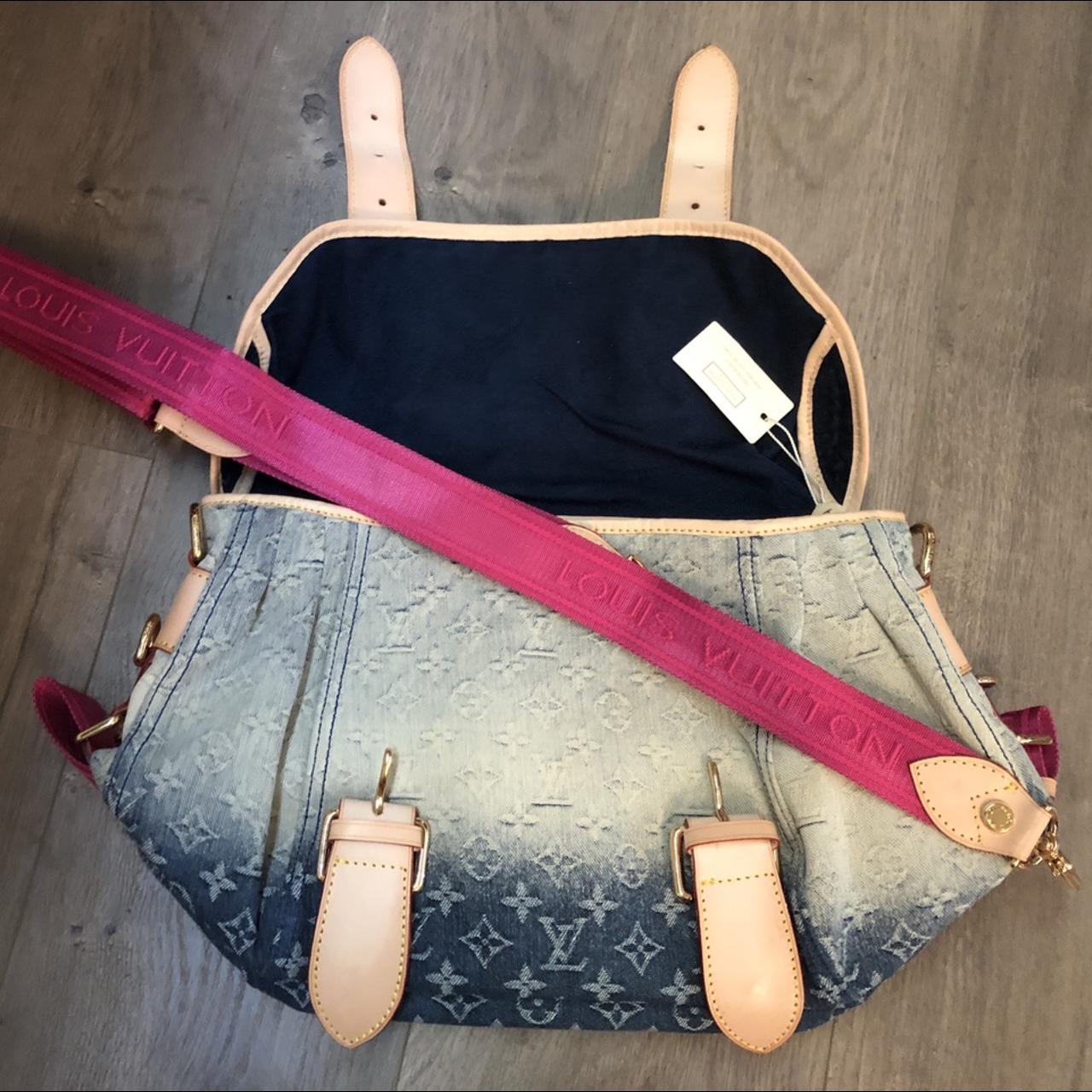 Louis Vuitton - Authenticated Sunburst Handbag - Denim - Jeans Multicolour Plain for Women, Very Good Condition