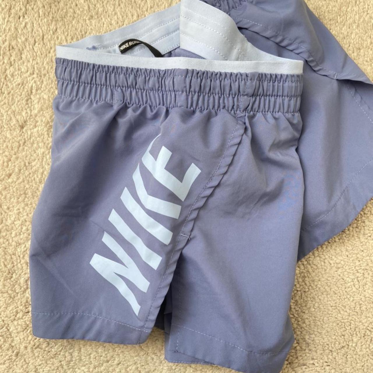 Nike Women's Blue and Purple Shorts | Depop