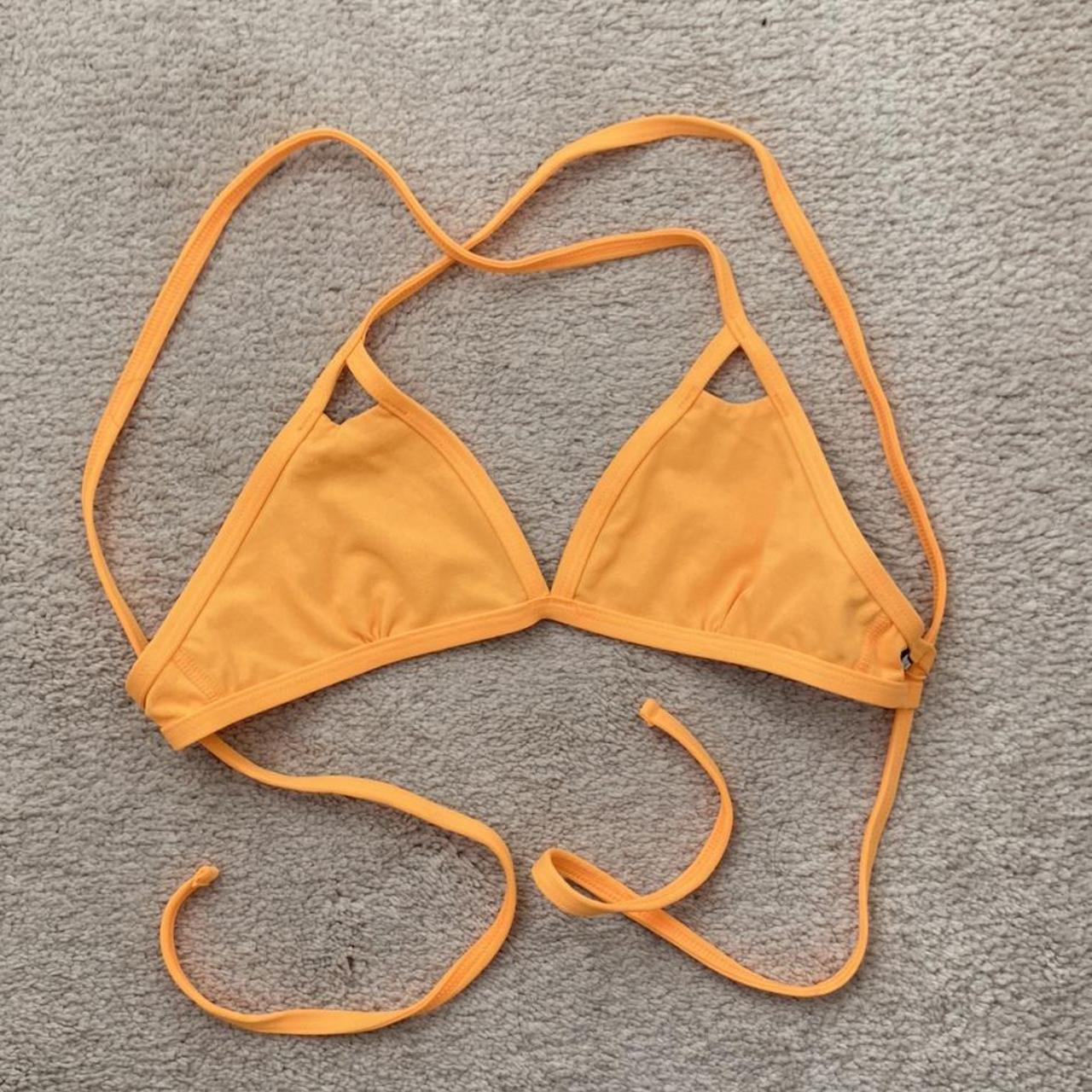Jolyn ‘Finn’ bikini top in mango Size small, only... - Depop