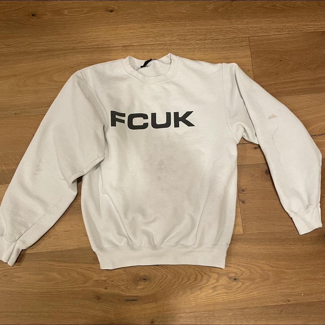 FCUK sweater. Great condition. A few stains seen in... - Depop