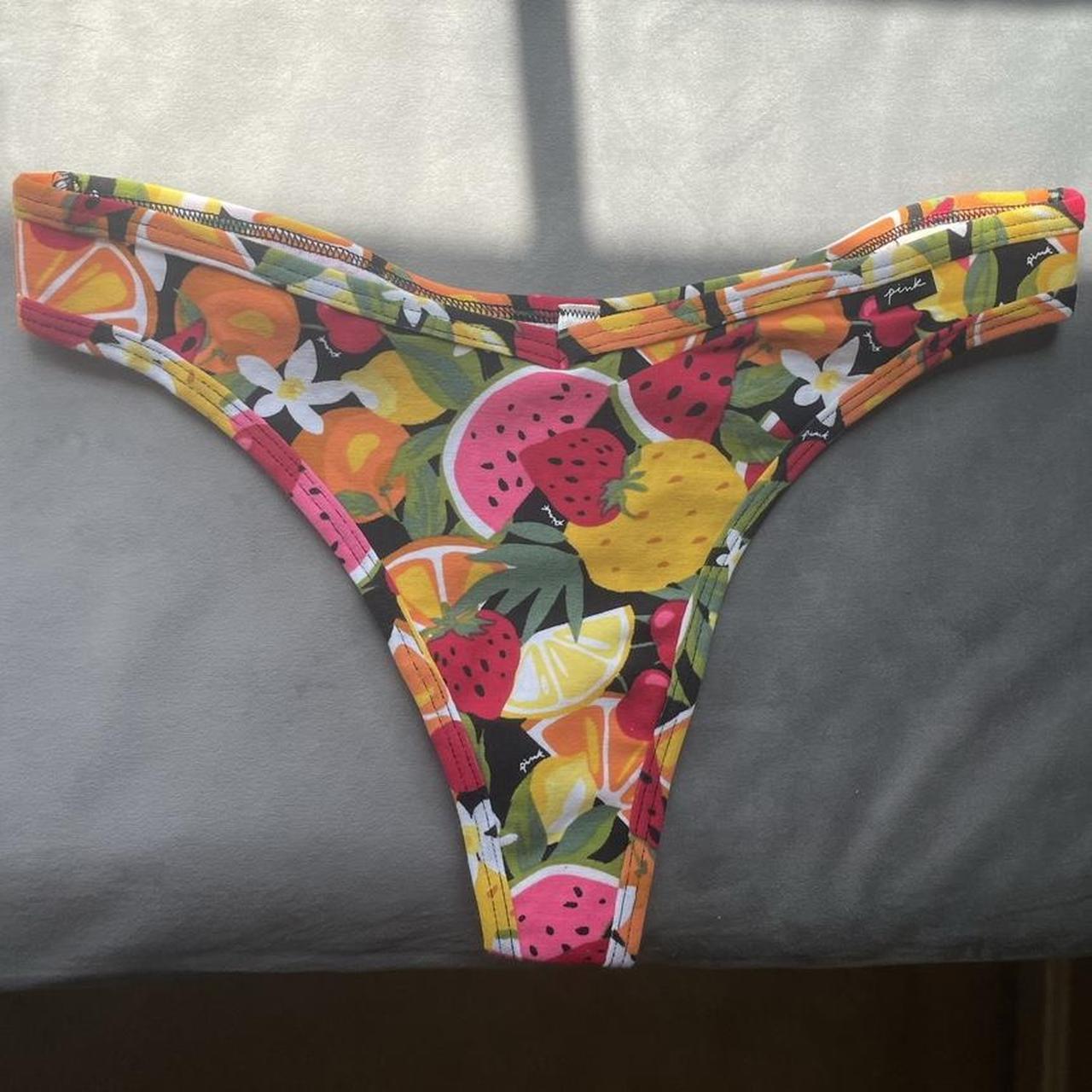 victoria’s secret PINK cotton thong size medium - Depop