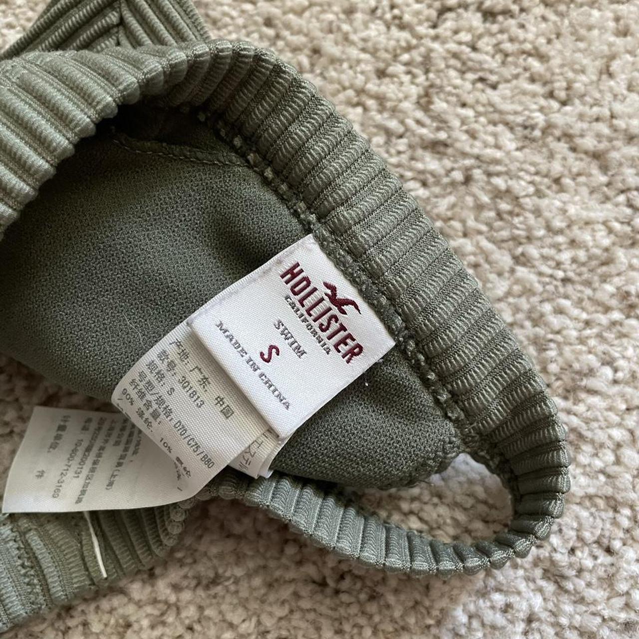 Hollister Co. Women's Green Bikiniandtankinitops Depop